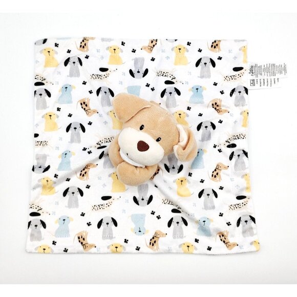 Baby Essentials Puppy Dog Lovey Plush Soft Security Blanket - Picture 3 of 5